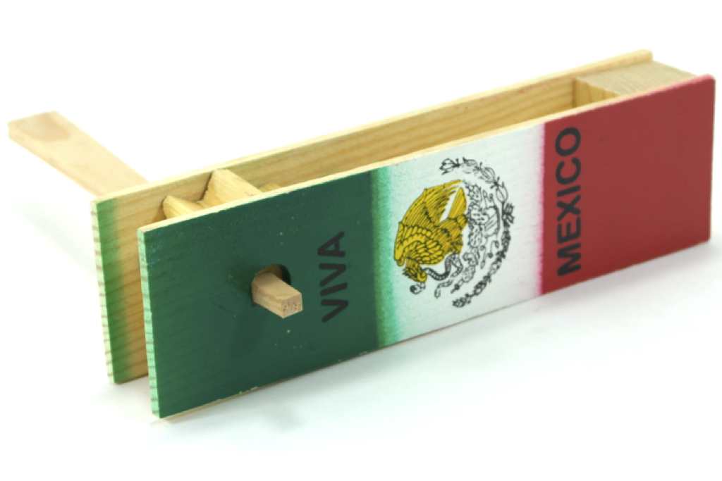 Matraca Mexicana de madera mediana - Wiwi Fiestas