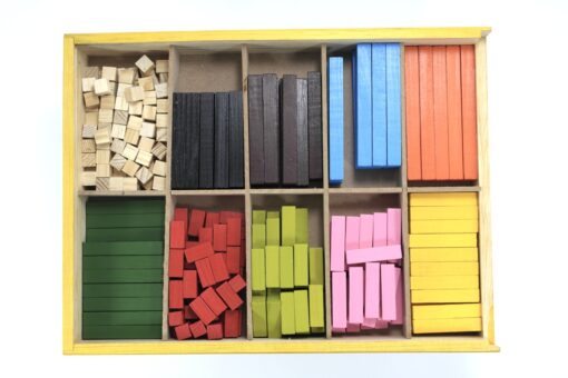 juguetes didácticos, Regleta de cuisenaire de madera - Wiwi didácticos de Mayoreo