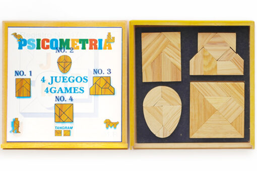 Set de Psicometría 4 juegos en 1 - Didácticos de Mayoreo