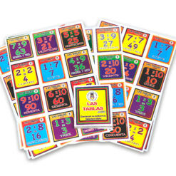 Lotería Didáctica Jumbo Multiplicaciones - Wiwi Loterías de Mayoreo