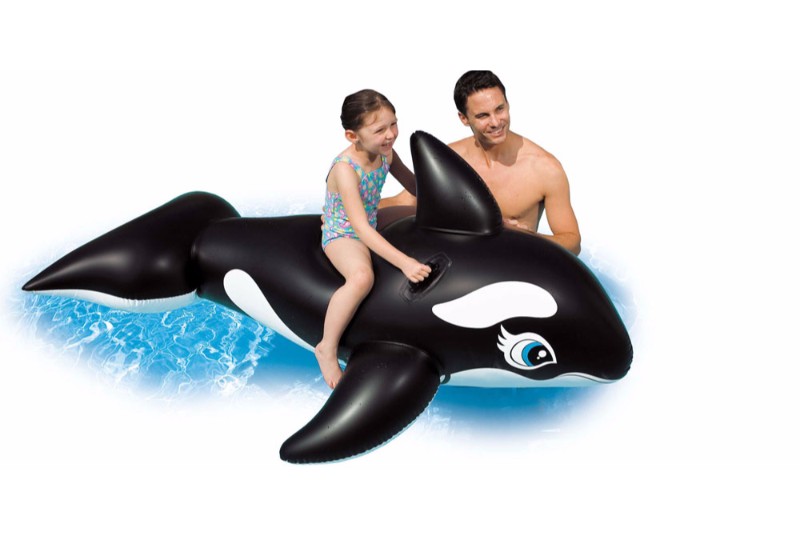 Orca Keiko Montable acuático inflable - Wiwi Inflables de Mayoreo