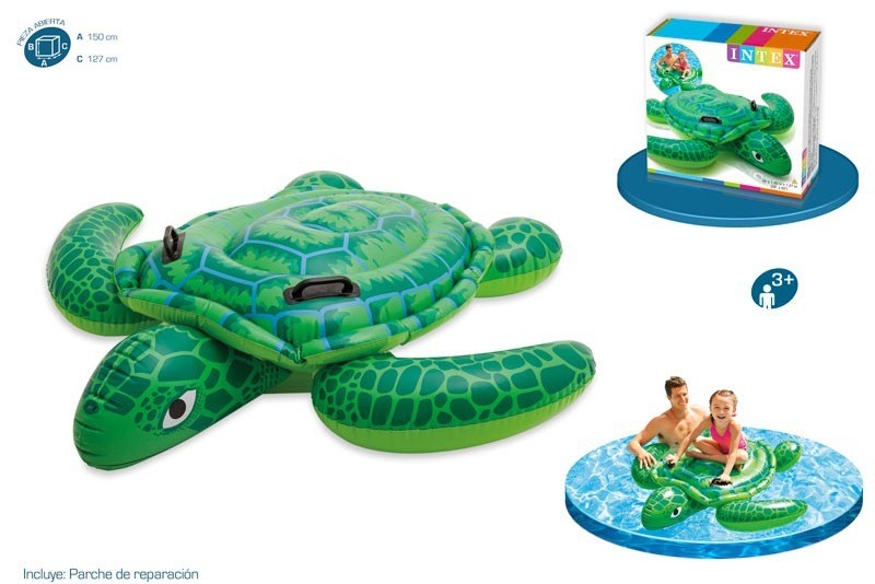 Tortuga chica Montable acuático inflable - Wiwi Inflables de Mayoreo