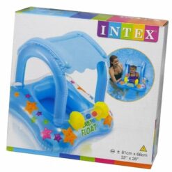 Salvavidas Andadera acuática para bebes con sombrilla Intex 56581