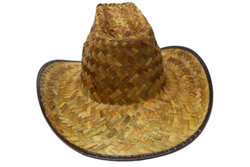 Sombrero Vaquero quemado de petate - Wiwi Fiestas de mayoreo