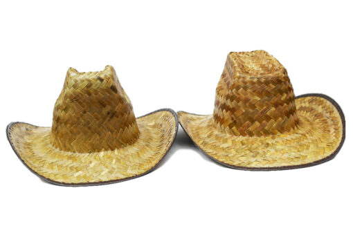 Sombrero Vaquero quemado de petate - Wiwi Fiestas de mayoreo