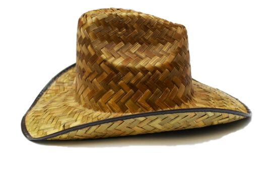 Sombrero Vaquero quemado de petate - Wiwi Fiestas de mayoreo