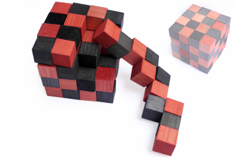 Rompecabezas 3D Cubo Serpiente 4x4 -Wiwi juegos de mayoreo