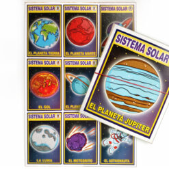 Lotería Didáctica El Sistema Solar- Wiwi Loterías de Mayoreo