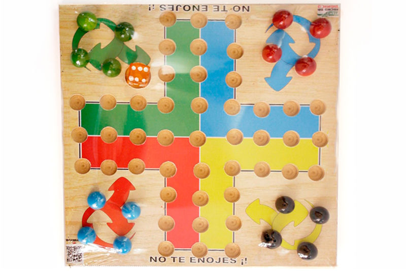 Paquete de Diversi n 4 Juegos de Mesa de Madera Hechos en M xico