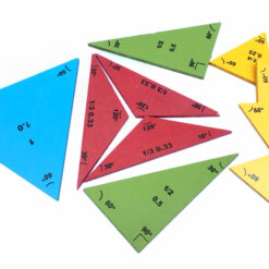 Triangulo geométrico de grados - Didácticos de mayoreo