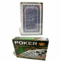 Cartas Poker con 54 Naipes de plástico Resistentes al Agua Caja con 12