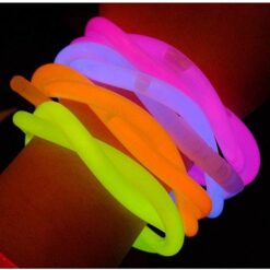 Pulseras de Luz Bote con 45 Neon Cyalume Colores Fiesta