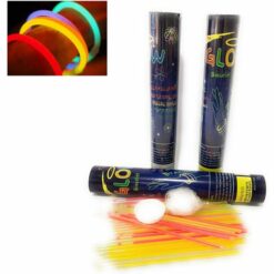 Pulseras de Luz Bote con 45 Neon Cyalume Colores Fiesta