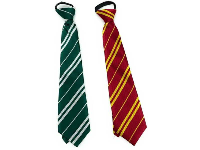Corbata Harry Potter Slytherin Y Gryffindor Hogwarts paq 2 piezas