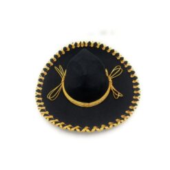 Sombrero de Charro, Charra, China o Mariachi, también de caporal, es un accesorio hecho a mano con adornos pegados (NO SON BORDADOS), alegórico y festivo, listo para tu disfraz, fiesta, evento o como adorno en tu bar, antro, cantina o la estancia de tu casa o negocios. Este producto es artesanal, hecho a mano por artesanos, lo cual lo hace imperfecto