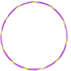 Hula Hoop 65 cm Diseño Caramelo 12 piezas Wiwi Tienda de Mayoreo