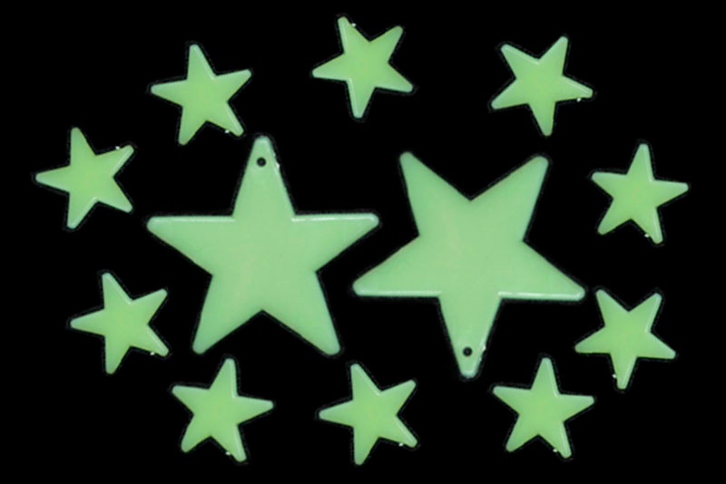 Stars Glow in the dark 12 piezas-Wiwi de mayoreo