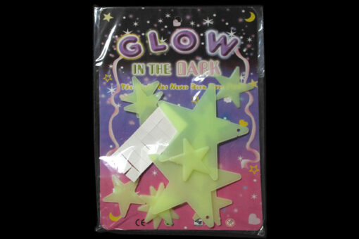 Stars Glow in the dark 12 piezas-Wiwi de mayoreo