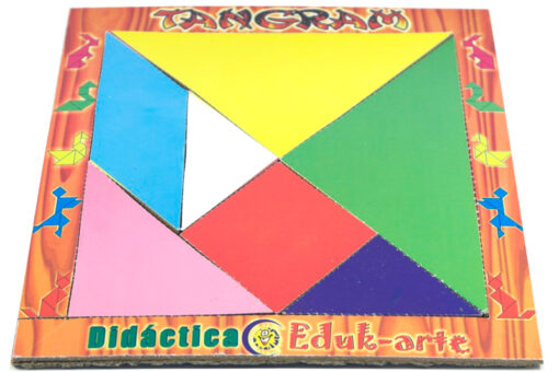 Juego de Tangram Grande de Madera -Wiwi Juegos de mayoreo