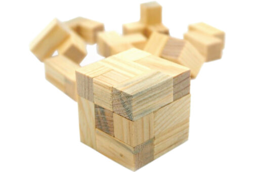 Cubo soma 5 cm rompecabezas de madera - Wiwi Juegos de Mayoreo