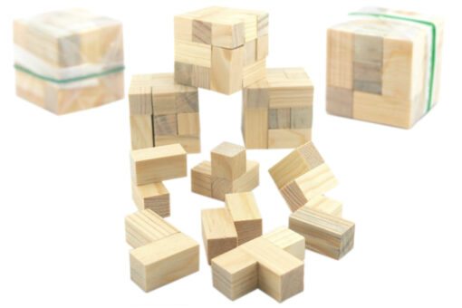 Cubo soma 5 cm rompecabezas de madera - Wiwi Juegos de Mayoreo