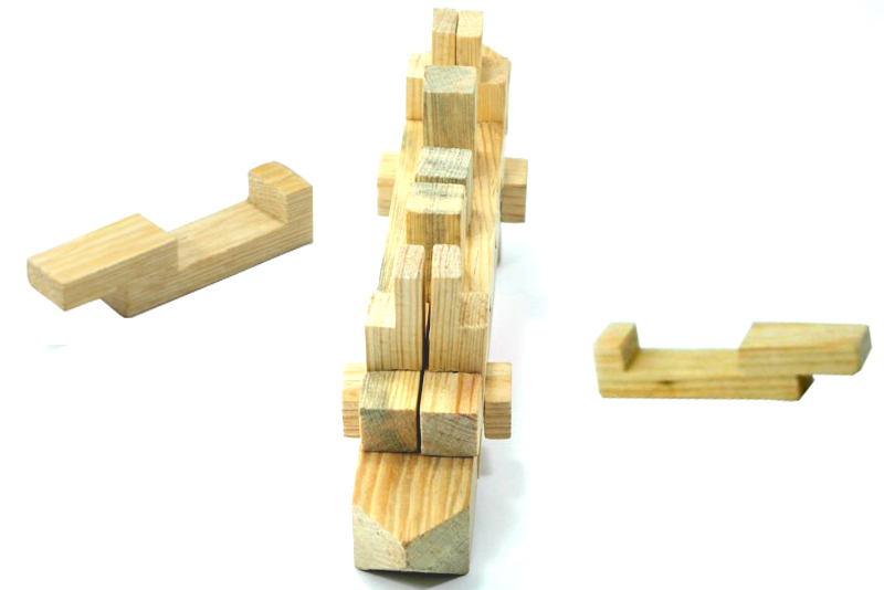 juguetes de habilidad y destreza, Rompecabezas 3D Barco de madera - Wiwi Juegos de mayoreo