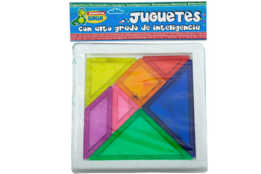 Juego de Tangram Chico de plástico-Wiwi Juegos de mayoreo