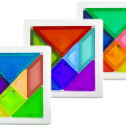 Juego de Tangram Chico de plástico-Wiwi Juegos de mayoreo