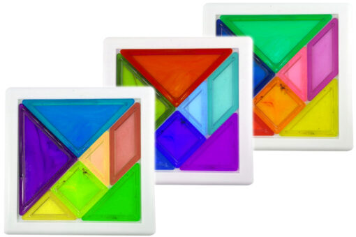 Juego de Tangram Chico de plástico-Wiwi Juegos de mayoreo